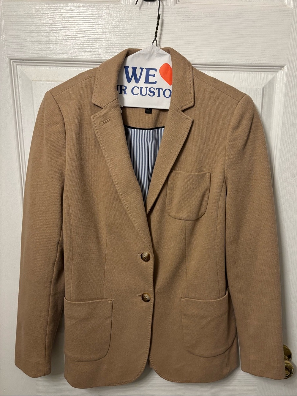 Women's Talbots Aberdeen Tailored Camel Blazer Jacket